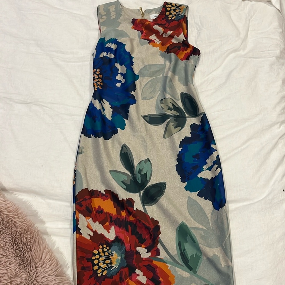 Floral work dress